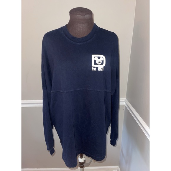 Disney‎ Parks Spirit Jersey Navy Blue Adult Size L  Walt Disney World - Picture 2 of 5